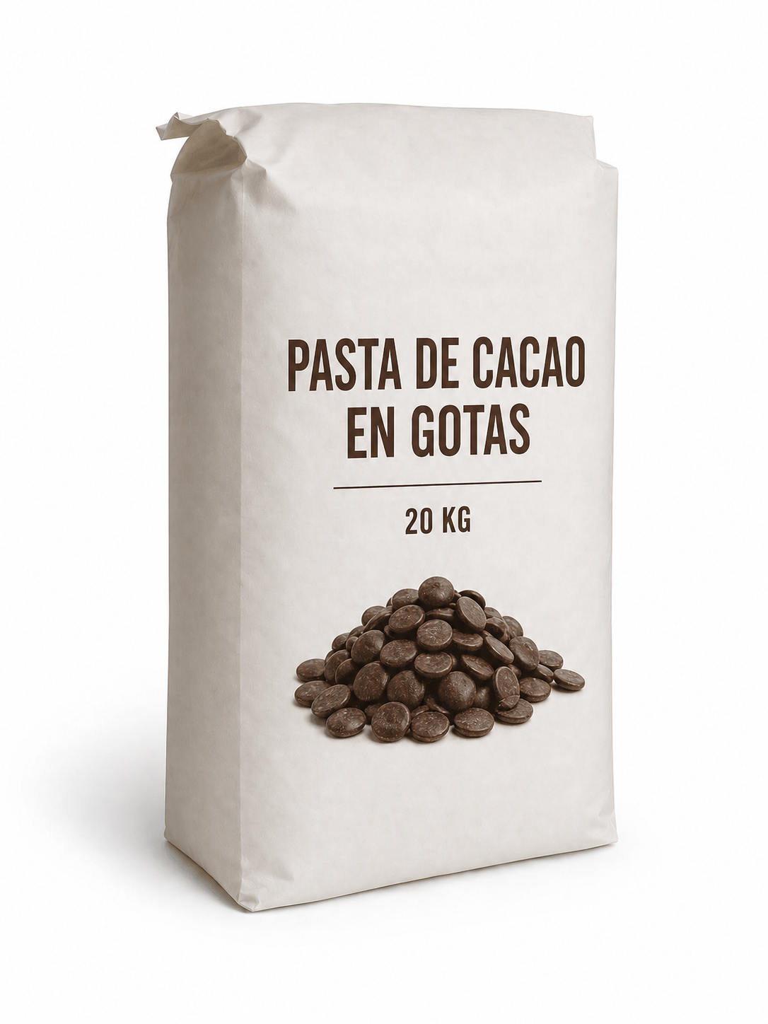 Pasta de Cacao en Gotas 20 kg al por mayor
